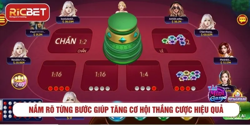 Nắm rõ từng bước giúp tăng cơ hội thắng cược hiệu quả